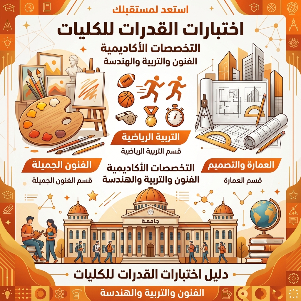 دليل اختبارات القدرات للكليات والمعاهد 2026: الخطوات والشروط وموعد الحجز